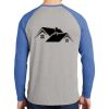 Mens Full Color PosiCharge Long Sleeve Tri Blend Wicking Raglan Tee Thumbnail
