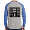 Mens Full Color PosiCharge Long Sleeve Tri Blend Wicking Raglan Tee Thumbnail