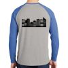 Mens Full Color PosiCharge Long Sleeve Tri Blend Wicking Raglan Tee Thumbnail