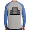 Mens Full Color PosiCharge Long Sleeve Tri Blend Wicking Raglan Tee Thumbnail