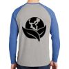 Mens Full Color PosiCharge Long Sleeve Tri Blend Wicking Raglan Tee Thumbnail