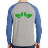 Mens Full Color PosiCharge Long Sleeve Tri Blend Wicking Raglan Tee Thumbnail