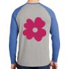 Mens Full Color PosiCharge Long Sleeve Tri Blend Wicking Raglan Tee Thumbnail
