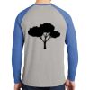 Mens Full Color PosiCharge Long Sleeve Tri Blend Wicking Raglan Tee Thumbnail