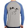 Mens Full Color PosiCharge Long Sleeve Tri Blend Wicking Raglan Tee Thumbnail