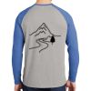Mens Full Color PosiCharge Long Sleeve Tri Blend Wicking Raglan Tee Thumbnail