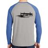 Mens Full Color PosiCharge Long Sleeve Tri Blend Wicking Raglan Tee Thumbnail