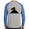 Mens Full Color PosiCharge Long Sleeve Tri Blend Wicking Raglan Tee Thumbnail