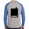 Mens Full Color PosiCharge Long Sleeve Tri Blend Wicking Raglan Tee Thumbnail