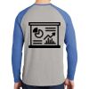 Mens Full Color PosiCharge Long Sleeve Tri Blend Wicking Raglan Tee Thumbnail