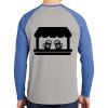 Mens Full Color PosiCharge Long Sleeve Tri Blend Wicking Raglan Tee Thumbnail