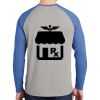 Mens Full Color PosiCharge Long Sleeve Tri Blend Wicking Raglan Tee Thumbnail