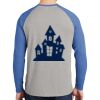 Mens Full Color PosiCharge Long Sleeve Tri Blend Wicking Raglan Tee Thumbnail