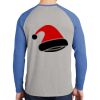 Mens Full Color PosiCharge Long Sleeve Tri Blend Wicking Raglan Tee Thumbnail