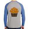 Mens Full Color PosiCharge Long Sleeve Tri Blend Wicking Raglan Tee Thumbnail