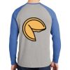 Mens Full Color PosiCharge Long Sleeve Tri Blend Wicking Raglan Tee Thumbnail