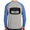 Mens Full Color PosiCharge Long Sleeve Tri Blend Wicking Raglan Tee Thumbnail