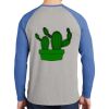 Mens Full Color PosiCharge Long Sleeve Tri Blend Wicking Raglan Tee Thumbnail