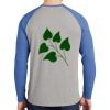 Mens Full Color PosiCharge Long Sleeve Tri Blend Wicking Raglan Tee Thumbnail