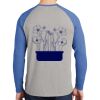 Mens Full Color PosiCharge Long Sleeve Tri Blend Wicking Raglan Tee Thumbnail