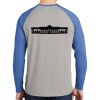Mens Full Color PosiCharge Long Sleeve Tri Blend Wicking Raglan Tee Thumbnail