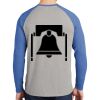 Mens Full Color PosiCharge Long Sleeve Tri Blend Wicking Raglan Tee Thumbnail
