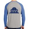 Mens Full Color PosiCharge Long Sleeve Tri Blend Wicking Raglan Tee Thumbnail