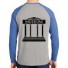 Mens Full Color PosiCharge Long Sleeve Tri Blend Wicking Raglan Tee Thumbnail