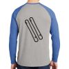 Mens Full Color PosiCharge Long Sleeve Tri Blend Wicking Raglan Tee Thumbnail