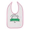 Infant Contrast Trim Premium Jersey Bib Thumbnail