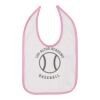 Infant Contrast Trim Premium Jersey Bib Thumbnail
