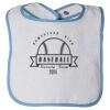 Infant Contrast Trim Terry Bib Thumbnail