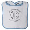 Infant Contrast Trim Terry Bib Thumbnail