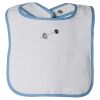 Infant Contrast Trim Terry Bib Thumbnail