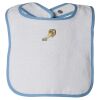 Infant Contrast Trim Terry Bib Thumbnail