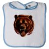 Infant Contrast Trim Terry Bib Thumbnail