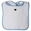 Infant Contrast Trim Terry Bib Thumbnail