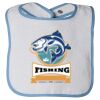 Infant Contrast Trim Terry Bib Thumbnail