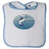 Infant Contrast Trim Terry Bib Thumbnail