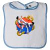 Infant Contrast Trim Terry Bib Thumbnail