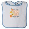 Infant Contrast Trim Terry Bib Thumbnail
