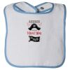 Infant Contrast Trim Terry Bib Thumbnail