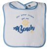 Infant Contrast Trim Terry Bib Thumbnail