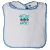 Infant Contrast Trim Terry Bib Thumbnail