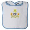 Infant Contrast Trim Terry Bib Thumbnail