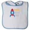 Infant Contrast Trim Terry Bib Thumbnail