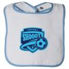 Infant Contrast Trim Terry Bib Thumbnail