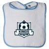 Infant Contrast Trim Terry Bib Thumbnail