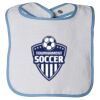 Infant Contrast Trim Terry Bib Thumbnail