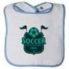 Infant Contrast Trim Terry Bib Thumbnail